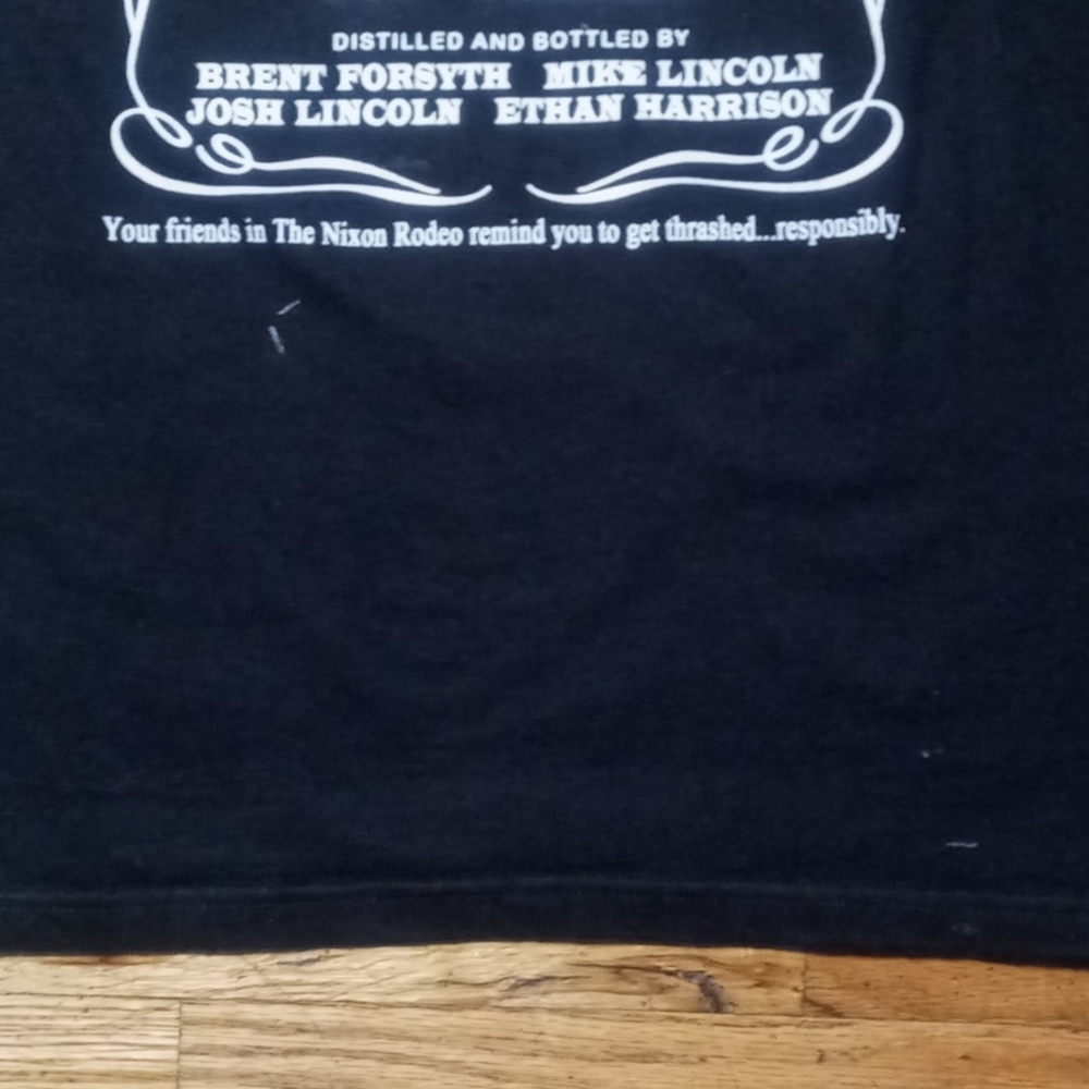 Nixon Rodeo Jack Daniels Logo Concert T Shirt Punk Metal Thrash View 4